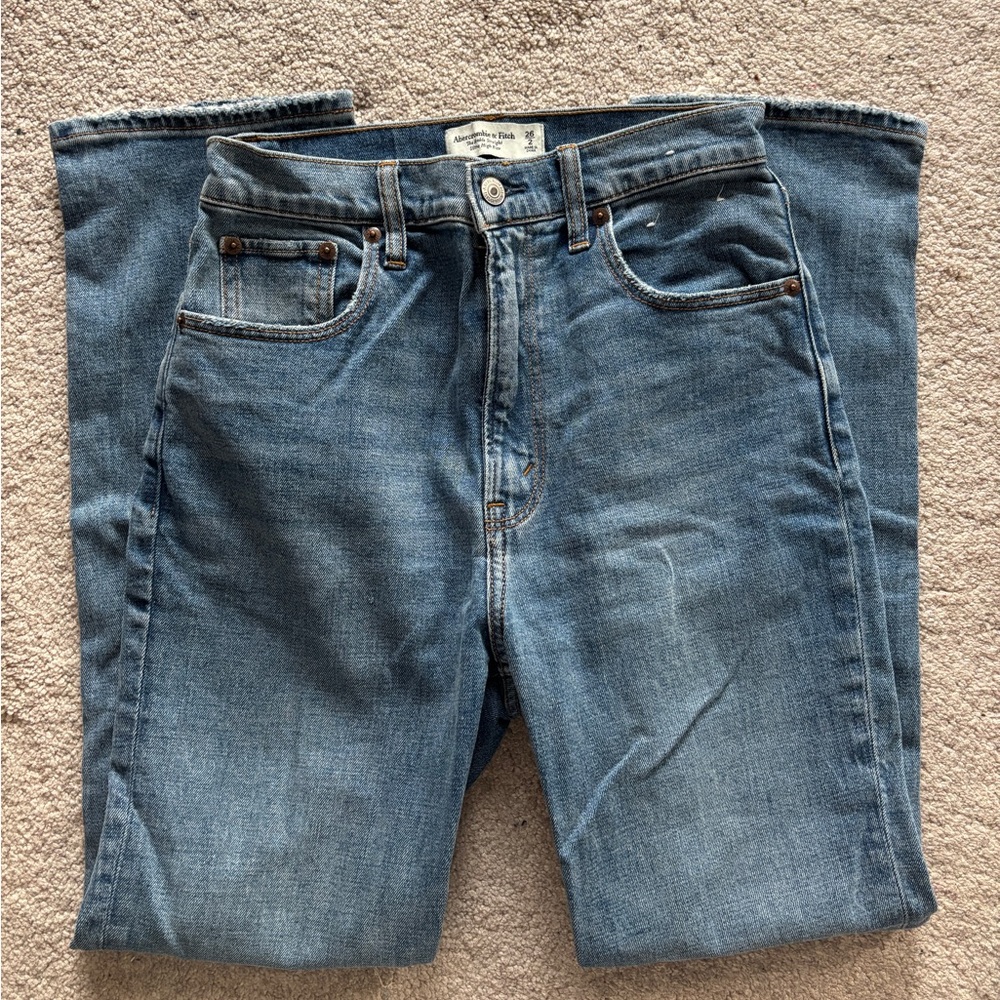 Abercrombie & Fitch Light Blue Straight Jeans